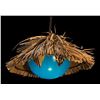 Image 1 : SEA & JUNGLE - BLUE FLOAT AND TAPA LAMP