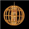 Image 1 : #2386-S "KOOBOO CANE SHADE" OA LAMP