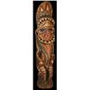 Image 1 : #134 "NEW GUINEA ABELAM FIGURE" 6 FOOT PALMWOOD TIKI