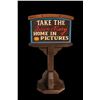 Image 1 : "TAKE THE QUEEN MARY HOME IN PICTURES" OA CARVED KODAK KIOSK SIGN