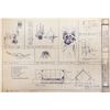 Image 2 : SET OF TWO (2) SEAWORLD ORLANDO RESTAURANT LIGHTING DESIGN BLUEPRINTS