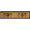 Image 2 : LEROY SCHMALTZ - "ALLI MOA PORIA" FANCIFUL PAPUA NEW GUINEA PANEL PAINTING