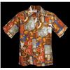 Image 1 : MOD HAWAIIAN MEN'S BAREFOOT IN PARADISE SHIRT.