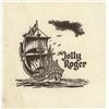 Image 2 : "THE JOLLY ROGER" RESTAURANT MENU AND NAPKIN.