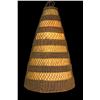 Image 2 : #2299 "RATTAN BASKET LIGHT" OA LAMP.
