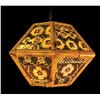 Image 1 : #2388 "TAPA SQUASH SHADE" OA LAMP.