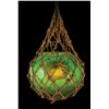 Image 1 : #2360-B "PUFFERFISH N' GLASS FLOAT LIGHT" OA LAMP.