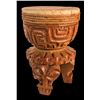 Image 1 : AN IMPRESSIVE CARVED TAHITIAN THREE-LEGGED DRUM.