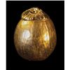 Image 1 : OA COCO PALMS "COCONUT PALACE" GOLD COCONUT MUG wt LID.