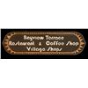 Image 1 : WDW 1971 POLYNESIAN RESORT LARGE MAIN LOBBY "BAYVIEW TERRACE" DIRECTIONAL SIGN