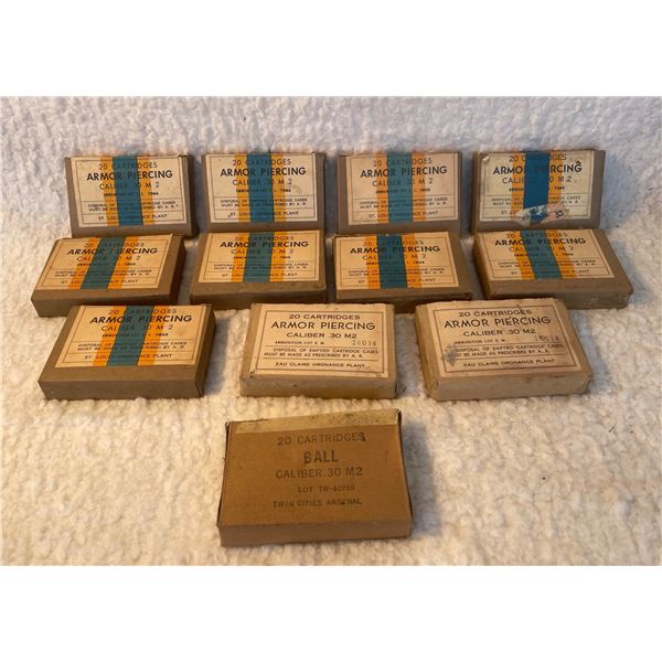 ARMOR PIERCING AMMO LOT .30M2