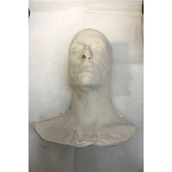 plaster face cast of ROBERT WELLMAN (broken nose)