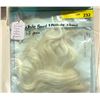 Image 1 : 3 Piece Set- Custom lace white beard, mustache & eyebrows