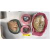 Image 1 : 4 Piece Lisa Mold Cast "Brand New Cherry Flavor" Jaw / Teeth / Face / Quarter Face