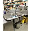 Image 2 : 6' DUAL WELL STAINLESS STEEL COMMERCIAL SINK W/