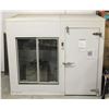 Image 1 : WALK-IN REMOTE COOLER W/ GLASS DOORS 106.5" X 71" X 71"