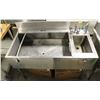 Image 1 : 4' COLD WELL CABINET W/ FLOATING RINSING BASIN