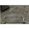 Image 1 : 4' CHROME WIRE MOBILE CART W/ HANDLE