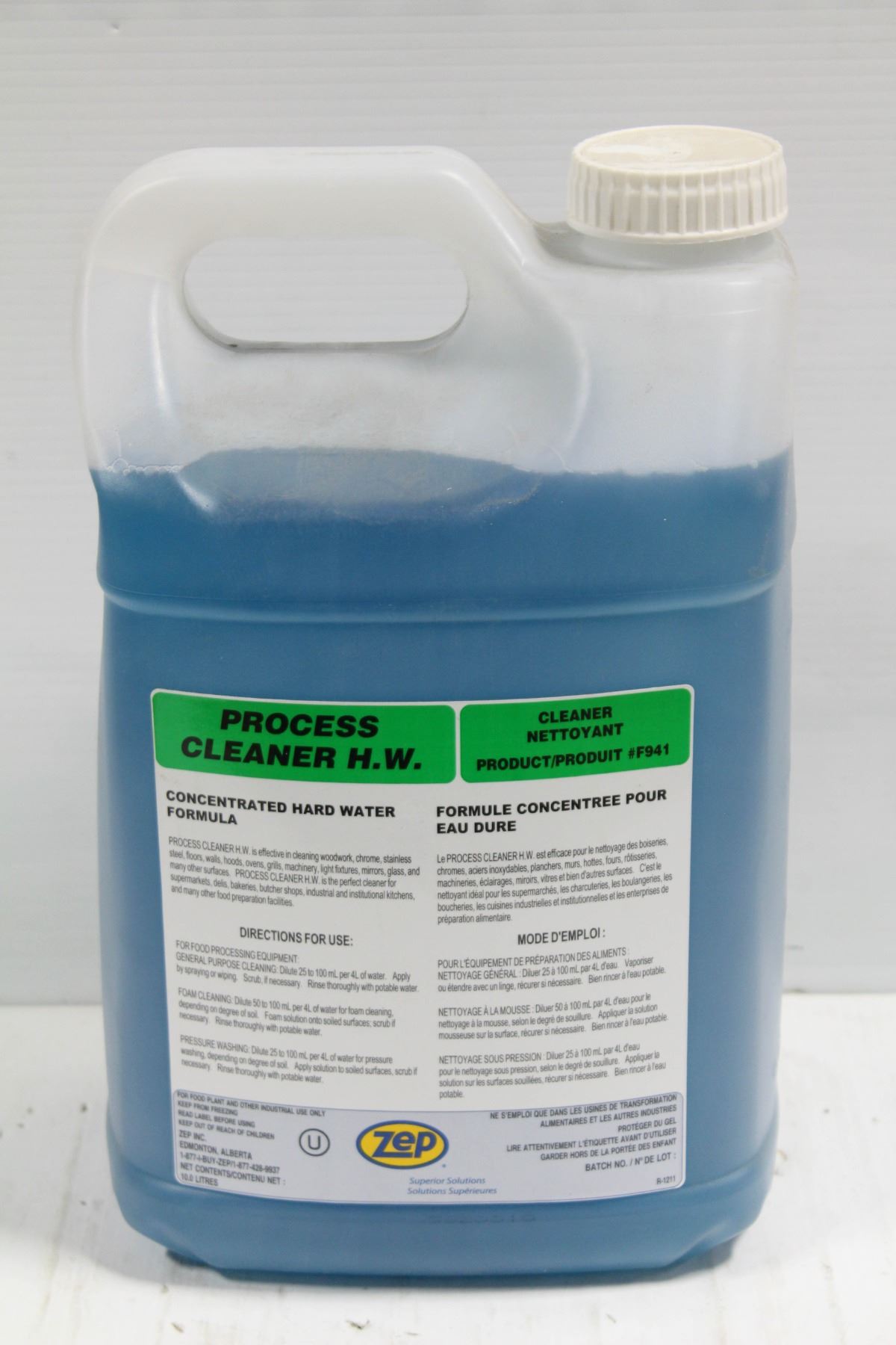 10L PROCESS CLEANER HW CONCENTRATED FORMULA #F941