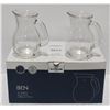 Image 1 : 6 NEW VITRUM BEN 19.9OZ/500ML GLASS PITCHERS