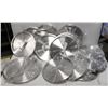 Image 1 : LOT OF 14 NEW ALUMINUM POT LIDS