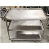 Image 1 : STAINLESS STEEL 3-TIER SERVICE CART W/ HANDLE