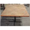 PAIR OF RECTANGLE DINNING TABLES W/ BASES