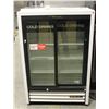 Image 1 : 3' TRUE 2 DOOR SLIDING GLASS DOOR DISPLAY COOLER