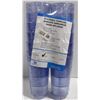 Image 1 : LOT OF 12 NEW JOHNSON ROSE BLUE 16OZ. PLASTIC