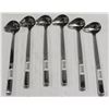 Image 1 : LOT OF 6 NEW JOHNSON ROSE 1OZ. S/S LADLES W/ LIP