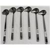 Image 1 : LOT OF 6 NEW JOHNSON ROSE 1OZ. S/S LADLES W/ LIP