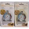 Image 1 : 2 NEW ACCUTEMP STAINLESS STEEL OVEN THERMOMETERS