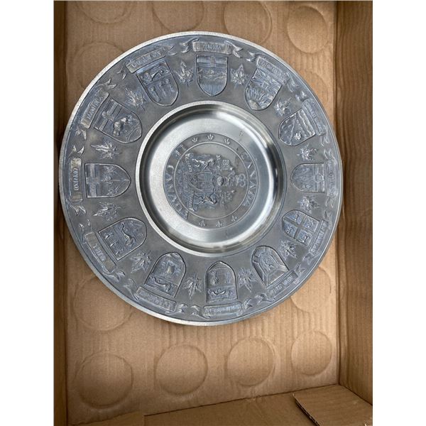 Pewter plate