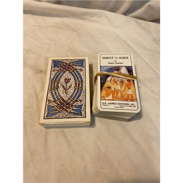 2 sets tarot cards