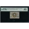 Image 1 : 10 Cent Second Issue Fractional PMG 63