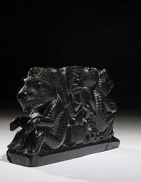 Haida Argillite Carved Figure,