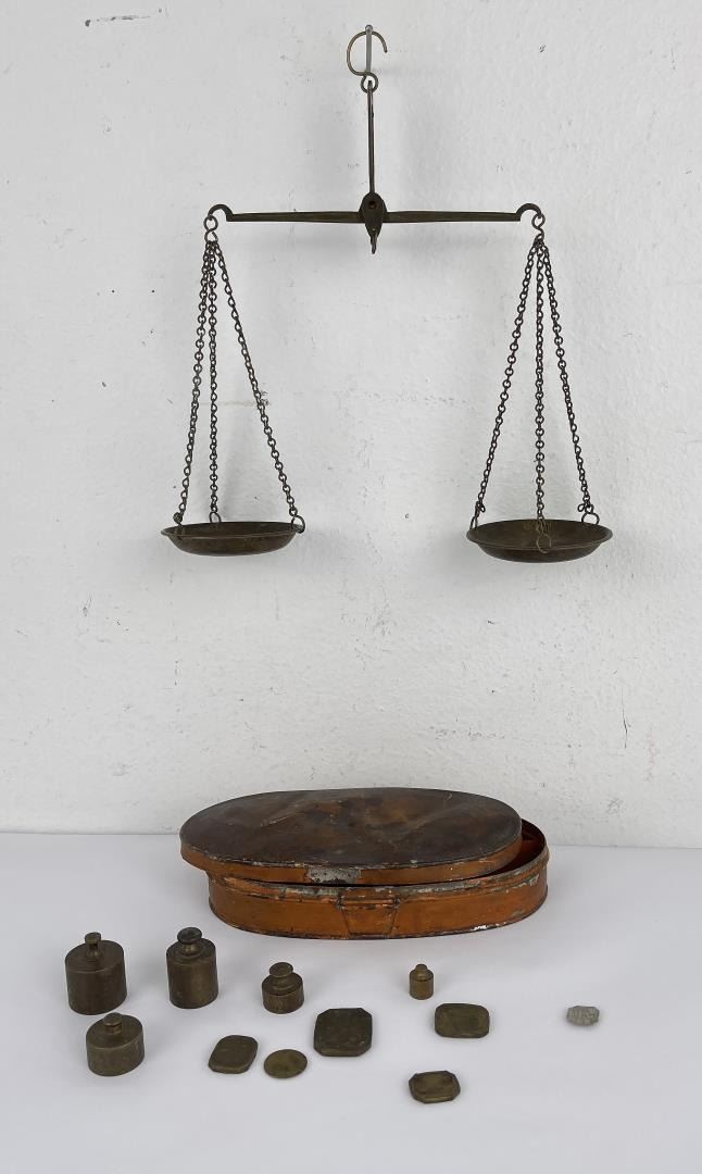 Antique Montana Gold Rush Assayers Scale