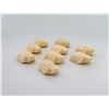 Image 2 : Antique Carved Bone Turtle Beads