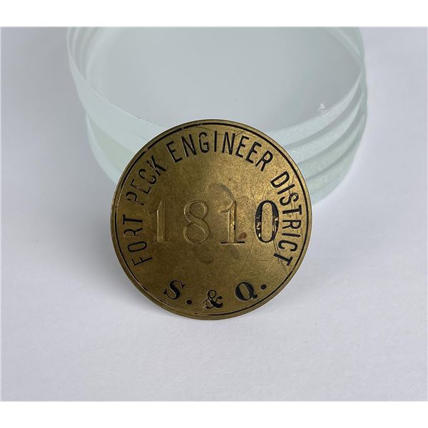 Fort Peck Engineer District Badge Montana