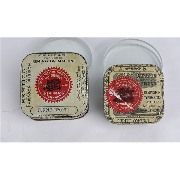 Remington Typewriter Ribbon Tins