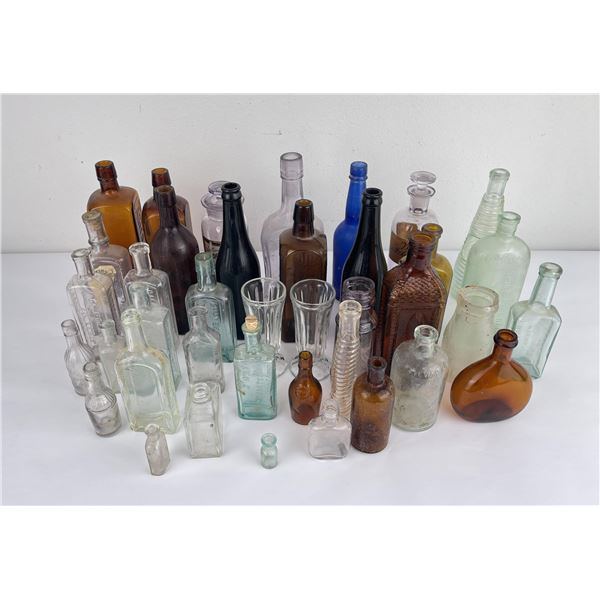 Collection of Antique Bottles