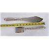 Image 8 : Victorian Silver Plate Fish Serving Set
