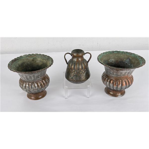 Antique Egyptian Copper Vessels