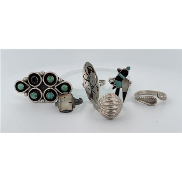 Sterling Silver Jewelry Lot Navajo