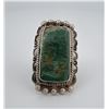 Image 2 : Old Pawn Navajo Sterling Silver Turquoise Ring
