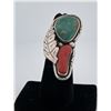Image 1 : Old Pawn Navajo Sterling Silver Turquoise Ring
