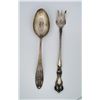 Image 1 : Sterling Silver Flatwear Fork and Spoon