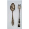 Image 2 : Sterling Silver Flatwear Fork and Spoon