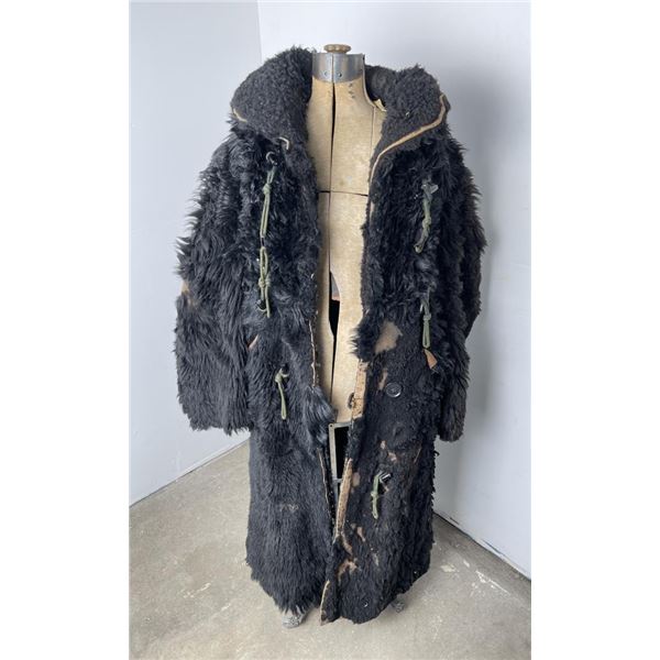 Antique Bear Fur Stagecoach Frontier Jacket