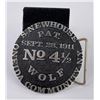Image 1 : Newhouse SNOC 4 1/2 Wolf Trap Pan Belt Buckle